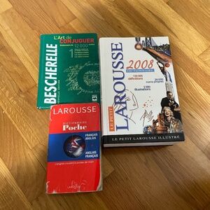 3 French Dictionaries